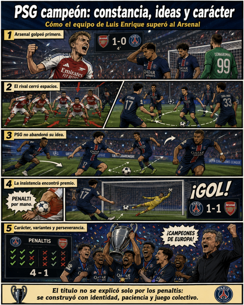 PSG: talento organizado, presión y perseverancia