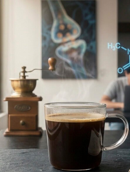 La ciencia del café: Cómo la cafeína engaña a tu cerebro para quitarte el cansancio